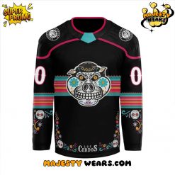 Rockford IceHogs x 2025 Dia de Los Muertos Custom Football Jersey