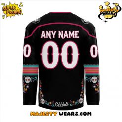 Rockford IceHogs x 2025 Dia de Los Muertos Custom Football Jersey