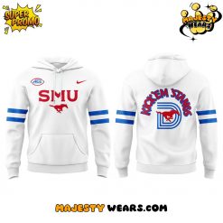 SMU Mustangs All White Uniform 2025 Special Hoodie