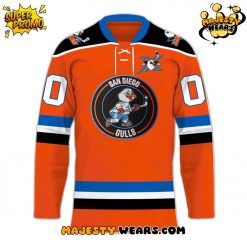 San Diego Gulls 10 Year Anniversary Custom Hockey Jersey
