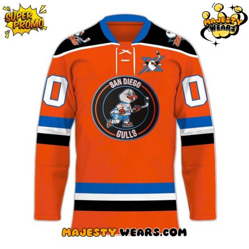 San Diego Gulls 10 Year Anniversary Custom Hockey Jersey