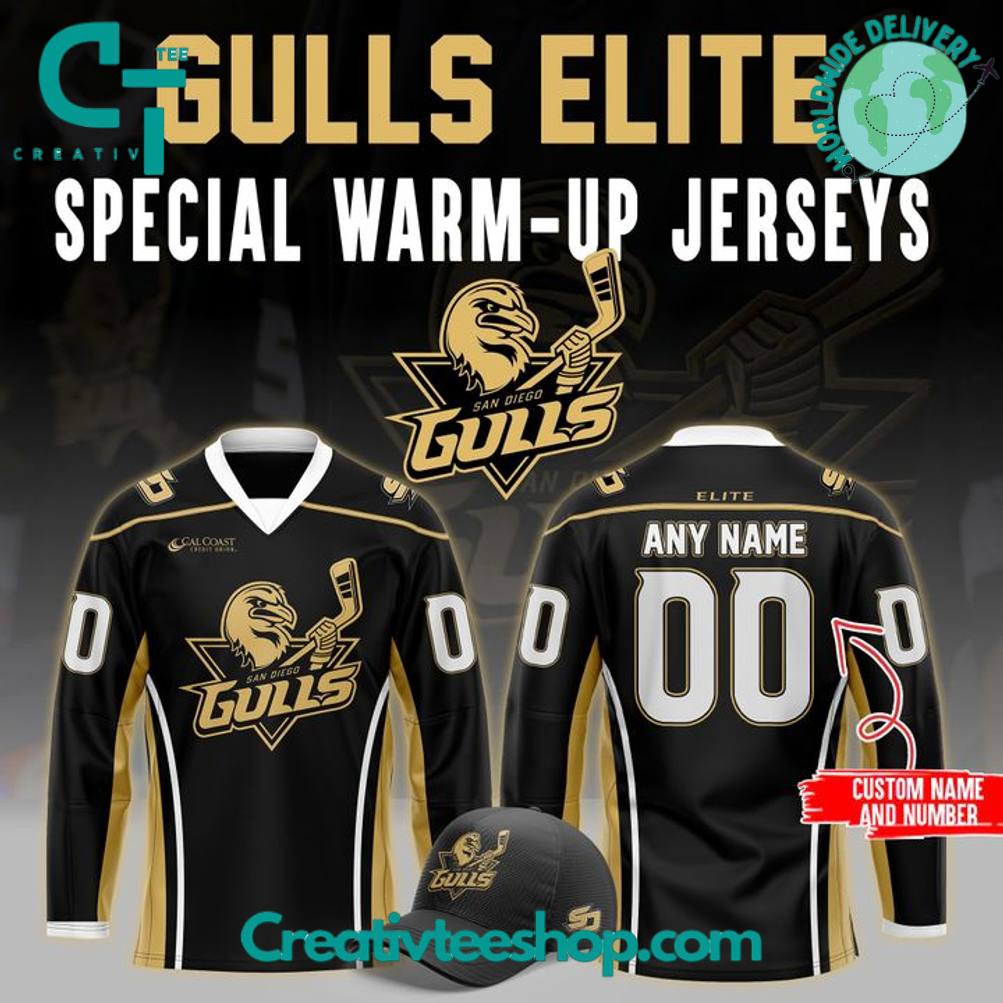San Diego Gulls Elite Warm-up 2025 Hockey Jersey