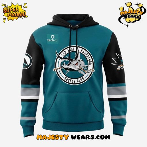 San Jose Barracuda Special New 2025-2026 Teal Hoodie