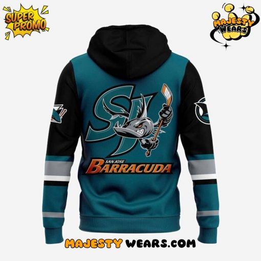 San Jose Barracuda Special New 2025-2026 Teal Hoodie