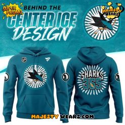 San Jose Sharks “Behind Center Ice” Design Special Hoodie