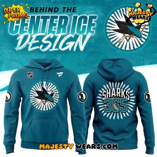San Jose Sharks “Behind Center Ice” Design Special Hoodie