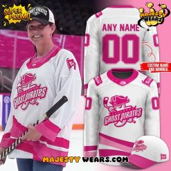 Savannah Ghost Pirates Cancer Awareness Custom Hockey Jersey Savannah Ghost Pirates Cancer Awareness Custom Hockey Jersey