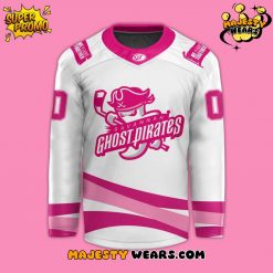 Savannah Ghost Pirates Cancer Awareness Custom Hockey Jersey Savannah Ghost Pirates Cancer Awareness Custom Hockey Jersey