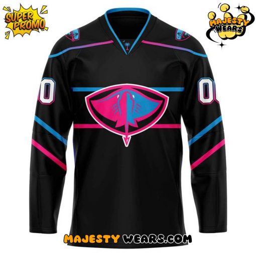 South Carolina Stingrays “Glow Night” 2025 Custom Hockey Jersey