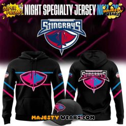 South Carolina Stingrays “Glow Night” 2025 Special Hoodie
