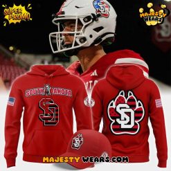 South Dakota Coyotes 2025 Military Appreciation Day Hoodie – Red