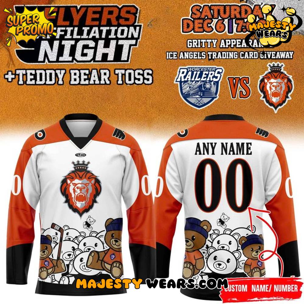 Special Reading Royals 2025 Philadelphia Flyers Night Custom Hockey Jersey Special Reading Royals 2025 Philadelphia Flyers Night Custom Hockey Jersey