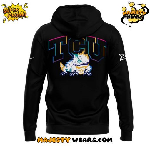 TCU Horned Frogs x Crucial Catch Intercept Cancer 2025 Special Hoodie