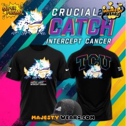 TCU Horned Frogs x Crucial Catch Intercept Cancer 2025 Special Tee