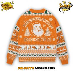 Tennessee Volunteers Santa Ho Ho Home to Me Ugly Christmas Sweater