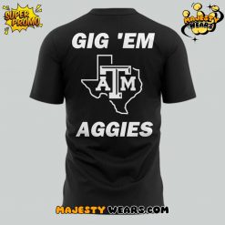 Texas AM Aggies Dark Mode Blackout Special Hoodie