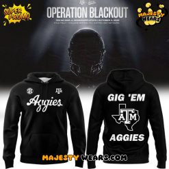 Texas A&M Aggies Dark Mode ‘Blackout’ Special Tee