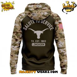 Texas Longhorns Salute To Service 2025 Special Camo Hoodie