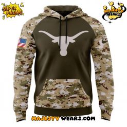 Texas Longhorns Salute To Service 2025 Special Camo Hoodie