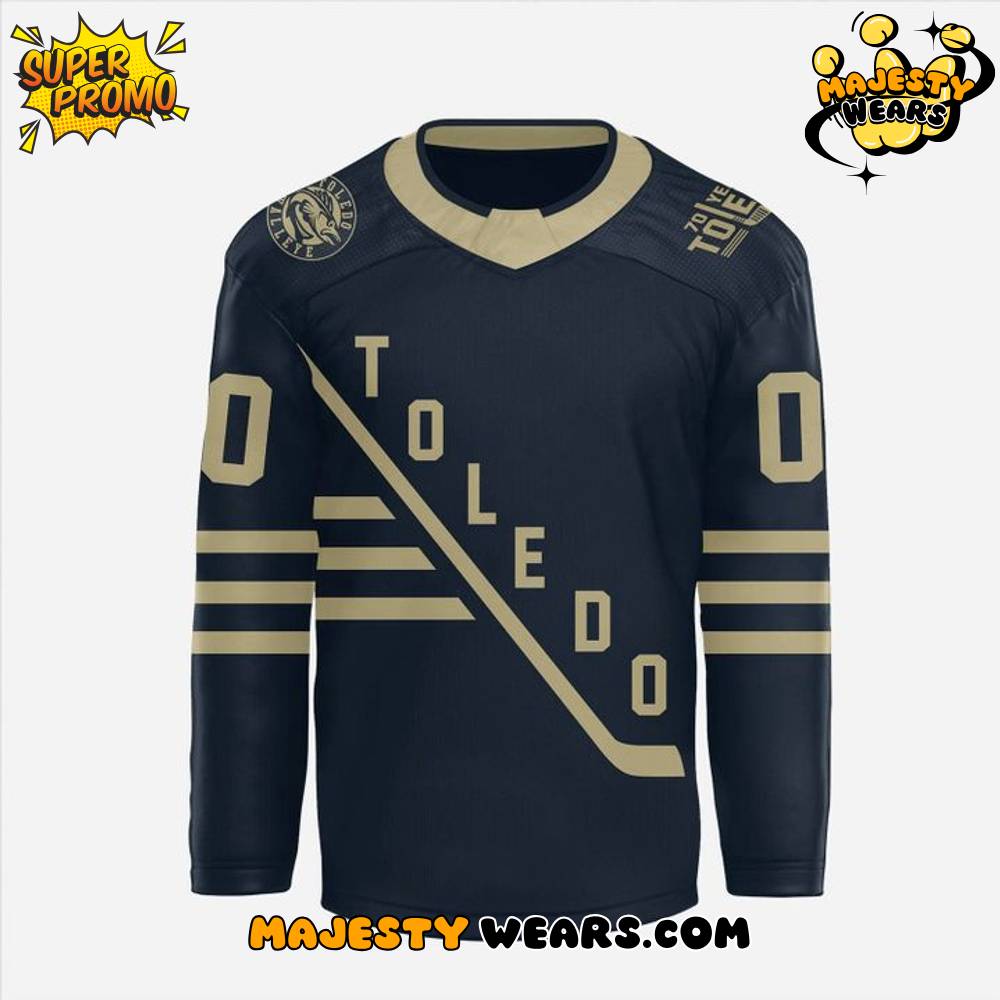 Toledo Walleye Hockey Heritage Weekend Custom Jersey Toledo Walleye Hockey Heritage Weekend Custom Jersey