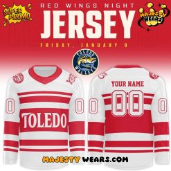 Toledo Walleye x Red Wings Night Custom Hockey Jersey
