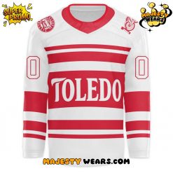 Toledo Walleye x Red Wings Night Custom Hockey Jersey