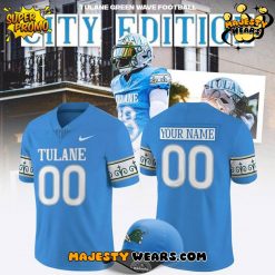 Tulane Green Wave “Roll Wave” City Edition Custom Football Jersey
