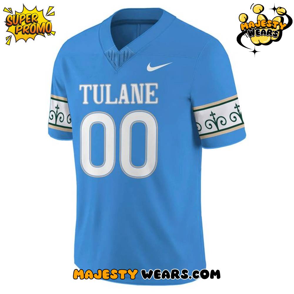 Tulane Green Wave “Roll Wave” City Edition Custom Football Jersey Tulane Green Wave “Roll Wave” City Edition Custom Football Jersey