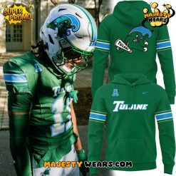 Tulane Green Wave Wordmark Logo Uniform Hoodie