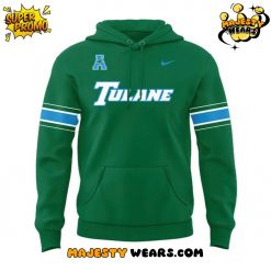 Tulane Green Wave Wordmark Logo Uniform Hoodie