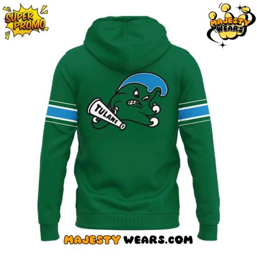 Tulane Green Wave Wordmark Logo Uniform Hoodie