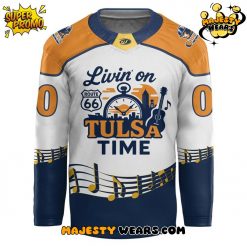 Tulsa Oilers “Livin’ on Tulsa Time” Custom Hockey Jersey