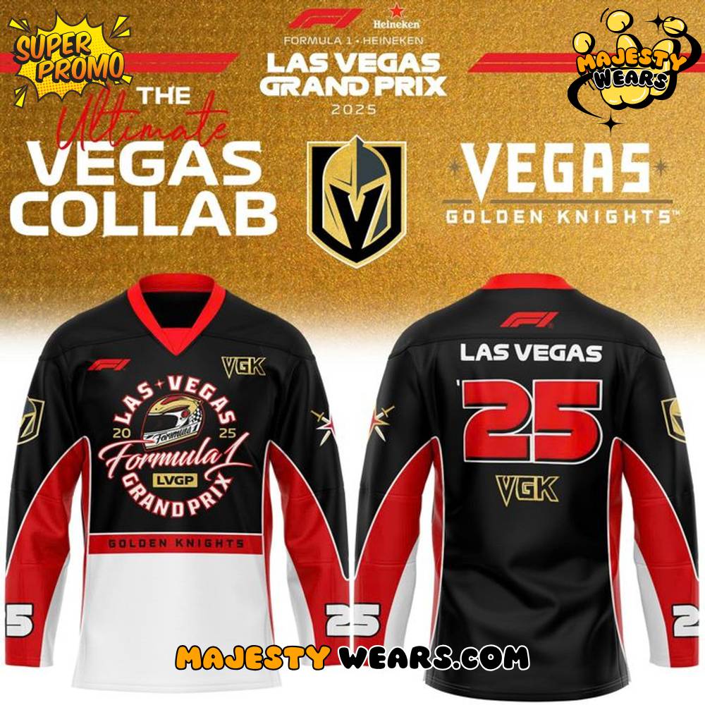 Vegas Golden Knights 2025 F1 Las Vegas GP Limited Edition Hockey Jersey Vegas Golden Knights 2025 F1 Las Vegas GP Limited Edition Hockey Jersey