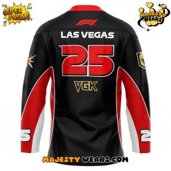 Vegas Golden Knights 2025 F1 Las Vegas GP Limited Edition Hockey Jersey