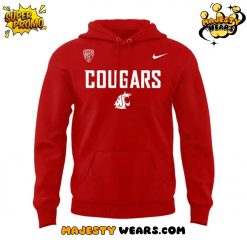 Washington State Cougars “Beanie Coug 1920-1940” Logo Uniform Special Red Hoodie