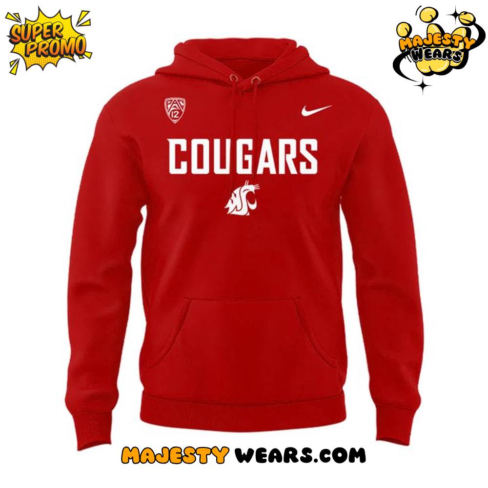 Washington State Cougars “Beanie Coug 1920-1940” Logo Uniform Special Red Hoodie Washington State Cougars “Beanie Coug 1920-1940” Logo Uniform Special Red Hoodie