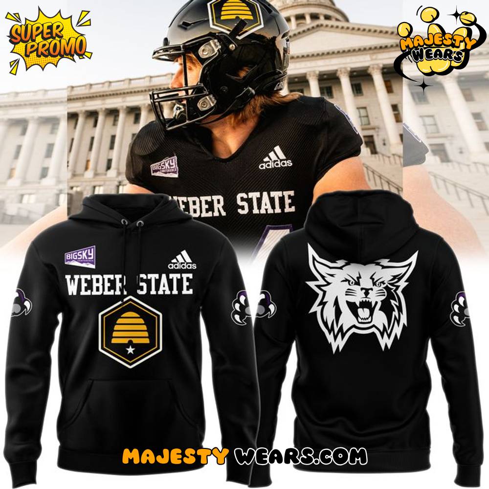 Weber State Wildcats Beehive Crest Limited Edition Hoodie Weber State Wildcats Beehive Crest Limited Edition Hoodie