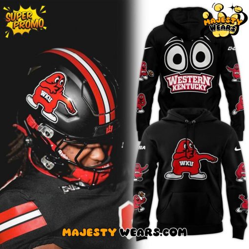Western Kentucky Hilltoppers Football Big Red Zombieland Black Hoodie