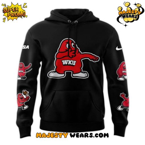 Western Kentucky Hilltoppers Football Big Red Zombieland Black Hoodie