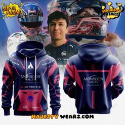Williams Alex Albon Premium F1 Helmet Special Hoodie
