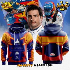Williams Carlos Sainz Premium F1 Helmet Special Hoodie