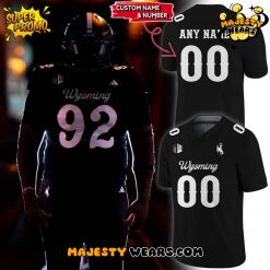 Wyoming Cowboys “Coal Edition” Custom Football Jersey