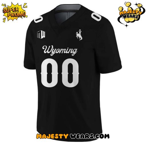 Wyoming Cowboys “Coal Edition” Custom Football Jersey