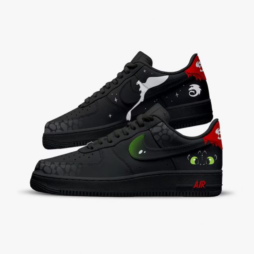 How to Train Your Dragon – Toothless Special Air Force 1 Sneaker
