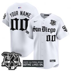 San Diego Padres ‘Gothic Edition’ Baseball Jersey