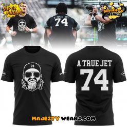 “A TRUE JET 74” honoring Nick Mangold T-Shirt