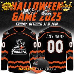 Adirondack Thunder Happy Halloween 2025 Custom Hockey Jersey