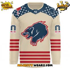 Anchorage Wolverines 2025 Salute to Service Special Hockey Jersey