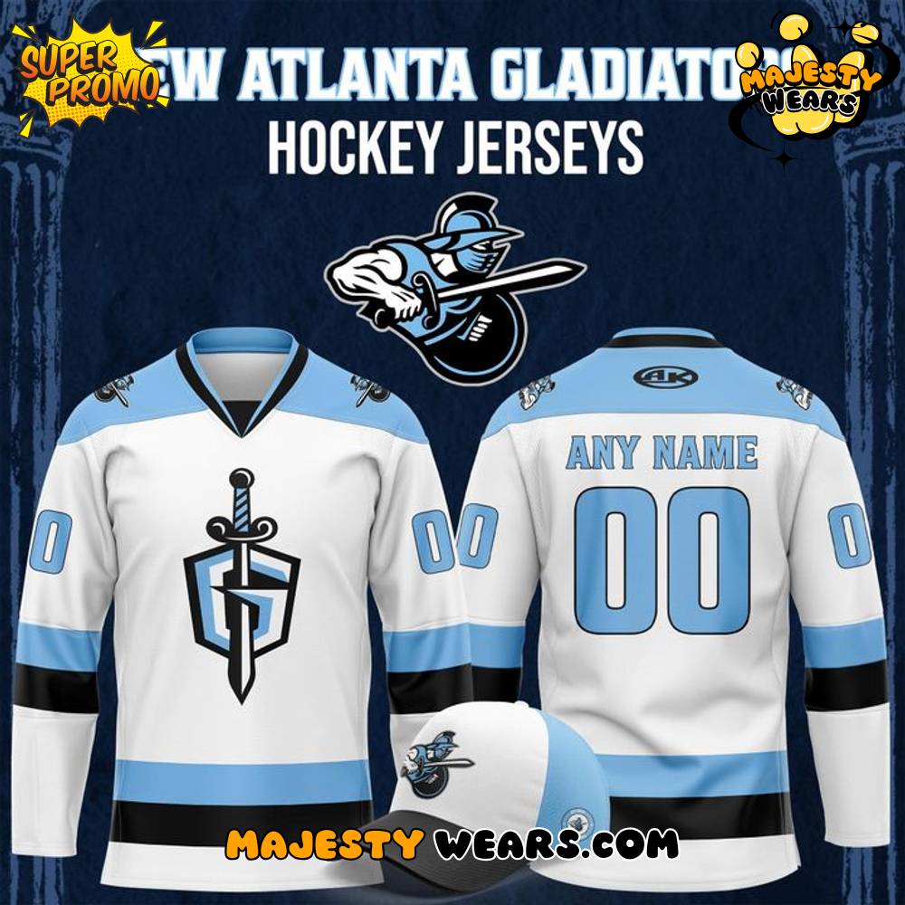 Atlanta Gladiators ”Frenzy” Special New 2025 Custom Hockey Jersey Atlanta Gladiators ”Frenzy” Special New 2025 Custom Hockey Jersey