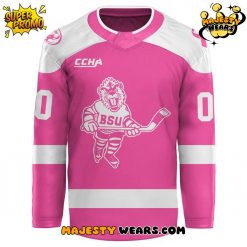 Bemidji State 2025 Pink in the Rink Special Hockey Jersey
